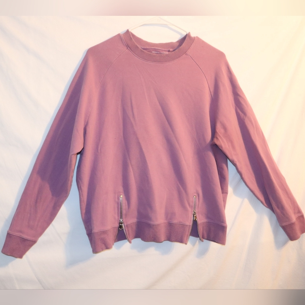 Universal Standard Riley Raglan Zip Top pink - Picture 4 of 10